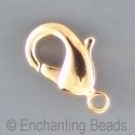 12mm Lobster Claw Clasps Gold-Plated