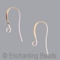 French Hook Earrings Gold-Plated