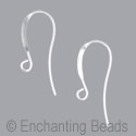French Hook Earrings Silver-Plated