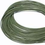 2mm Greek Leather Cord Olive Green