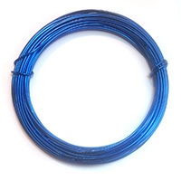 Anodized Aluminum Wire 12 Gauge Blue