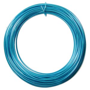 Anodized Aluminum Wire 12 Gauge Turquoise