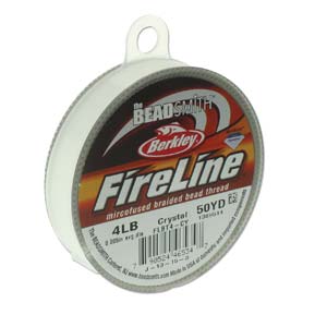 Fireline Thread .005in Crystal Clear 50 yds