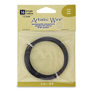 Artistic Wire 16 gauge Black