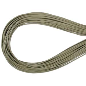 1.5mm Greek Leather Cord Gray Green