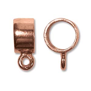 Simple Copper Slide Bails -UBU