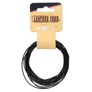 Black Leather Cord 0.5mm