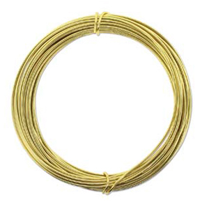 Anodized Aluminum Wire 12 Gauge Light Gold