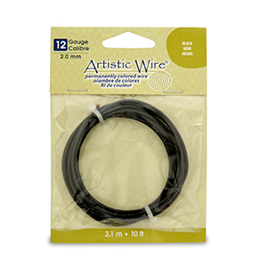 Artistic Wire 12 Gauge Black