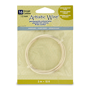Artistic Wire 16 Gauge Tarnish Resistant Silver