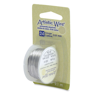 Artistic Wire 24 gauge Stainless Steel w Dispenser