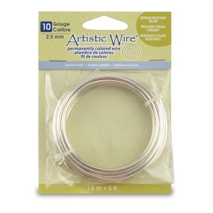 Artistic Wire 10 gauge Tarnish Resistant Silver Plated