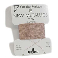 On The Surface New Metallics Thread Rose Gold