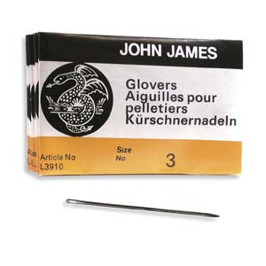 John James Glovers Needles Size 3