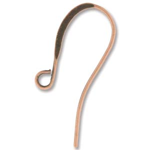 French Hook Earrings Antique Copper Plated