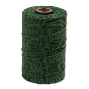 Crawford Irish Waxed Linen 4-Ply Green