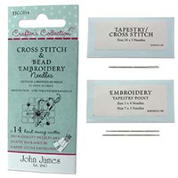 Tapestry, Embroidery & Cross Stitch Needles Assortment by John James