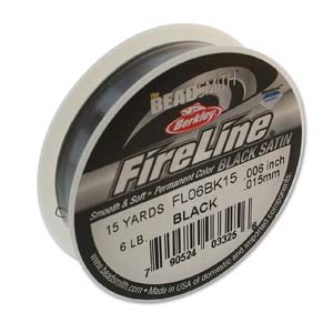 Fireline Thread Black .006in Diameter 15 yards