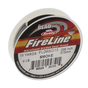 Fireline Thread Smoke Gray .006in Diameter 15 yards