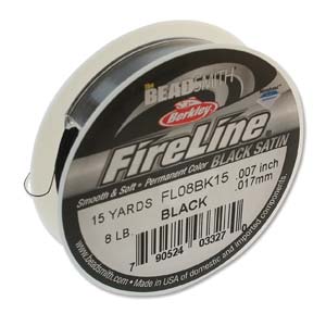 Fireline Thread Black .007in Diameter 15 yards