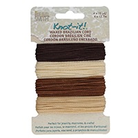 Knot-It Waxed Polyester Cord Java Vibes Mix
