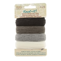 Knot-It Waxed Polyester Cord Day & Night Mix