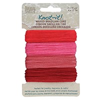 Knot-It Waxed Polyester Cord Floral Vibes Mix