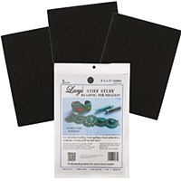 Lacy's Stiff Stuff Large Sheet 3-Pack Black