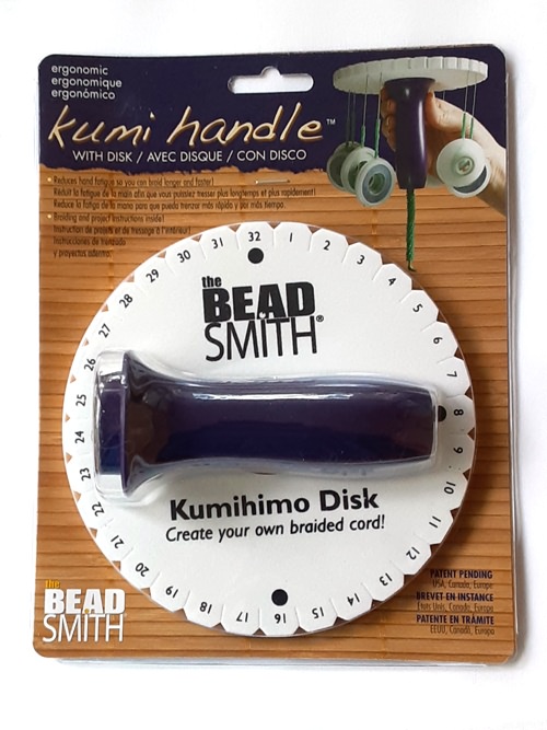 Kumihimo Round Braiding Disk with Handle
