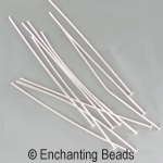 70mm, 21 Gauge Platinum Plated Brass Long Flat Head Pins for Jewelry Making Earrings- Nickel Free 3 Inch 