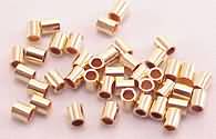 2mm Crimp Beads Gold-Plated