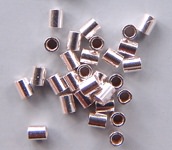 2mm Crimp Beads Silver-Plated