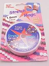 Stretch Magic Bead Cord Clear 1mm 5 meters