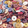 Greek 13mm Disk Beads Earthy Mix