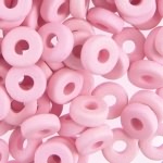 Greek 8mm Disk Beads Pink -UBU
