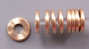Greek Brass Disk Beads 9mm -UBU