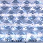Czech Firepolish Beads 6mm Light Sapphire