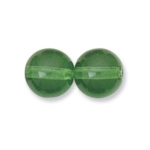 Czech Round Druk Glass Beads 6mm Emerald Green -UBU