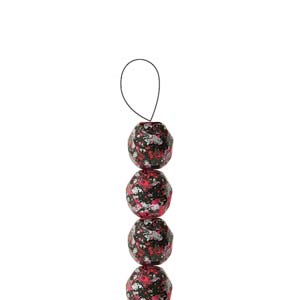 Czech Firepolish Beads 6mm Tweedy Pink