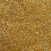 Miyuki Delica Beads 11/0 Silver Lined Gold