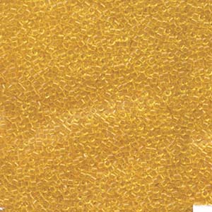 Miyuki Delica Beads 11/0 Transparent Marigold