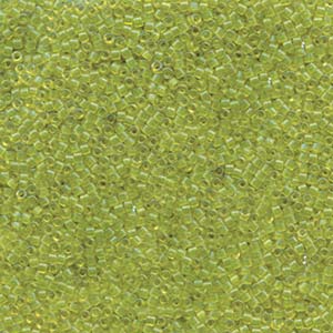 Miyuki Delica Beads 11/0 Transparent Lime Green