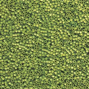 Miyuki Delica Beads 11/0 Opaque  Avocaso Green