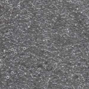 Miyuki Delica Beads 11/0 Transparent Pale Taupe Gray