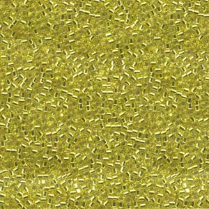 Miyuki Delica Beads 11/0 Silver Lined Yellow