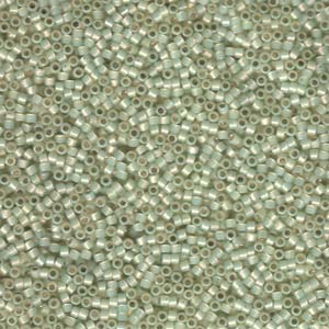 Miyuki Delica Beads 11/0 Silver Lined Lime Green Opal