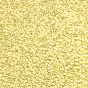 Miyuki Delica Beads 11/0 Opaque Pale Yellow