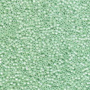 Miyuki Delica Beads 11/0 Lt Mint Green Ceylon