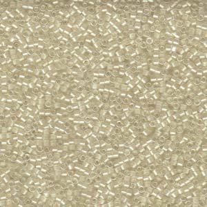Miyuki Delica Beads 11/0 Pearl Lined Pale Beige AB