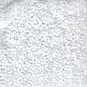 Miyuki Delica Beads 11/0 Opaque Chalk White